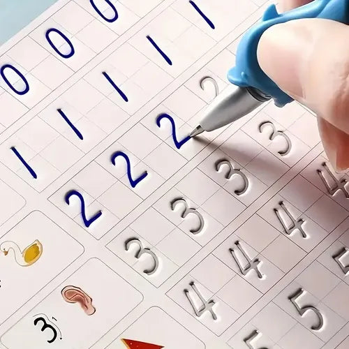 Kids Handwriting Practice Book (Reusable)