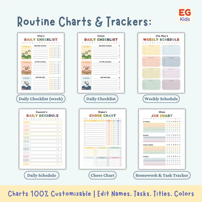 Children ADHD Printables ( 30+ Worksheets and 12 Mini Guides )