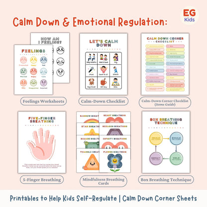 Children ADHD Printables ( 30+ Worksheets and 12 Mini Guides )