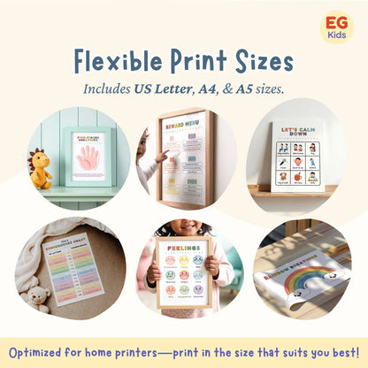 Children ADHD Printables ( 30+ Worksheets and 12 Mini Guides )